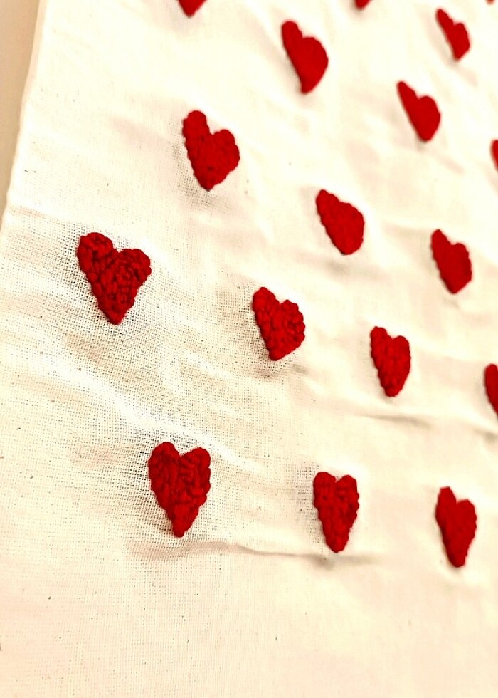 Punch işleme yıkanmış ham bez çanta  - Görsel 2