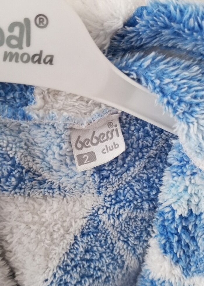 Erkek bebek bornoz  - Görsel 2