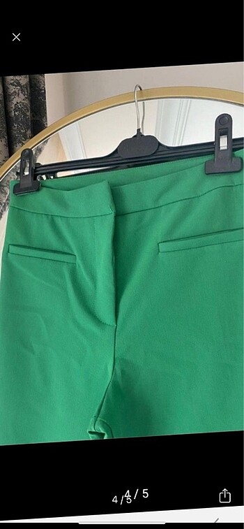 s Beden yeşil Renk Zara pantolon