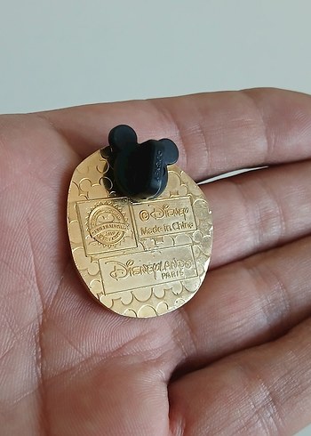 Walt Disney World Turkuaz Payetli Rock Punk Broş