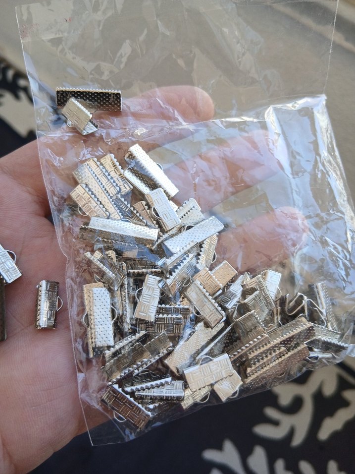 Kadınlar için Simli Altın Rengi Mandal Klips - Görsel 3