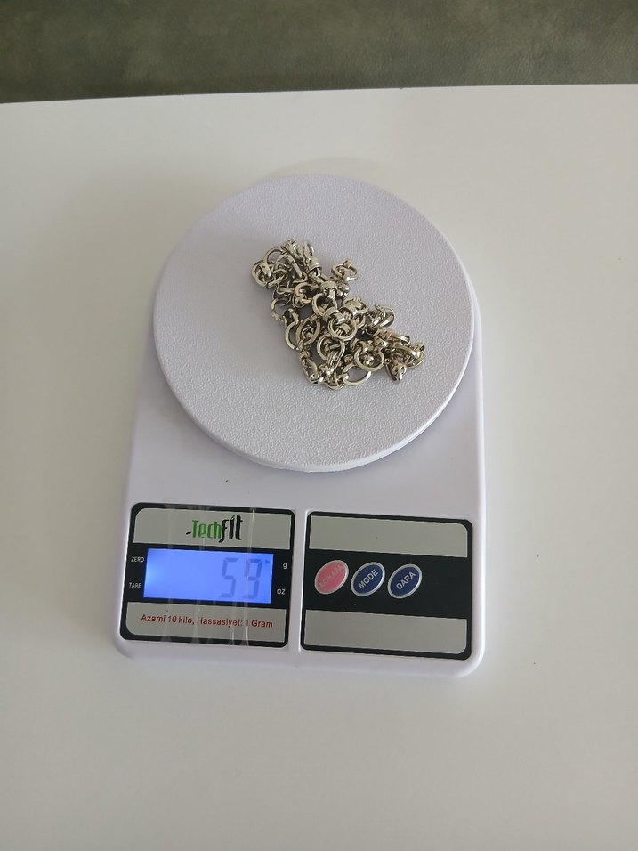 Gri Zincir Detaylı Kadın El Zinciri - Görsel 2