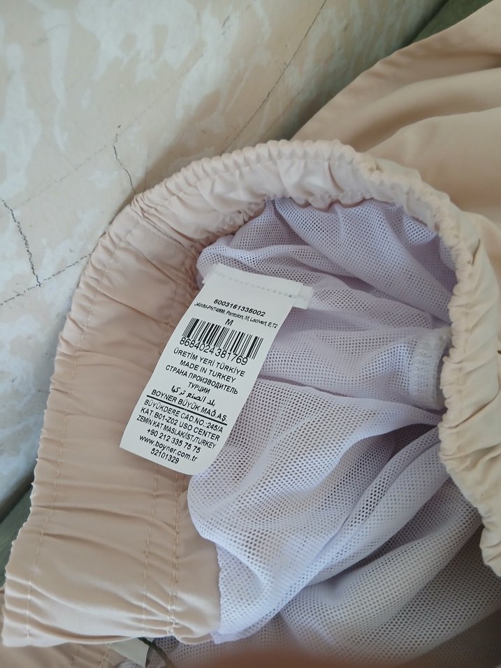 Beyaz Pamuklu Jeep Mini Şort - Görsel 5