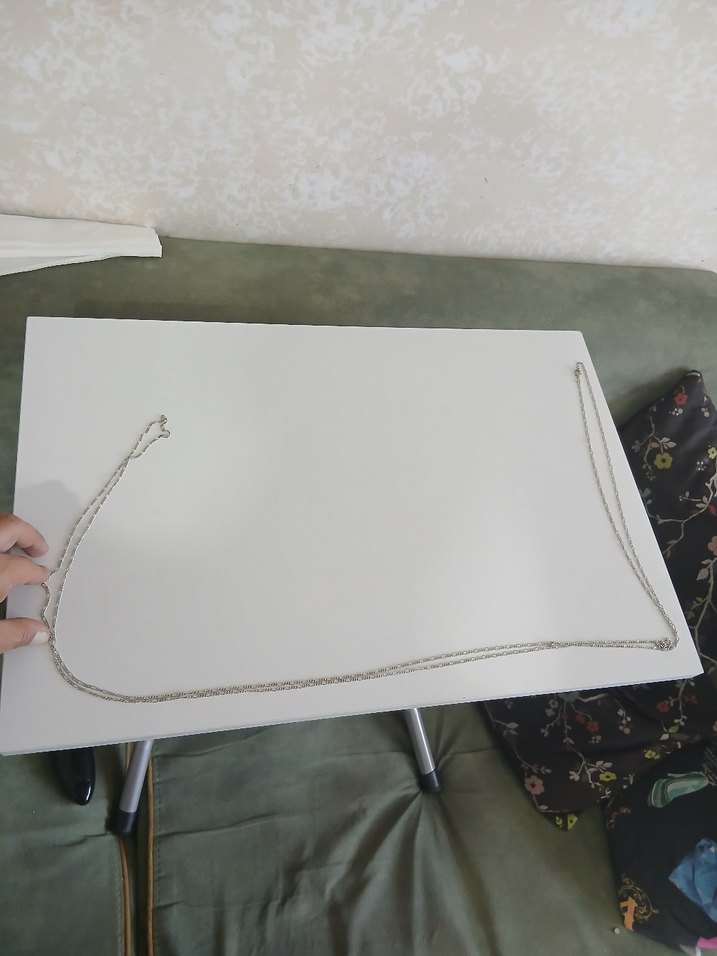 Gri Zincir Detaylı Kadın Vücut Zinciri - Görsel 2