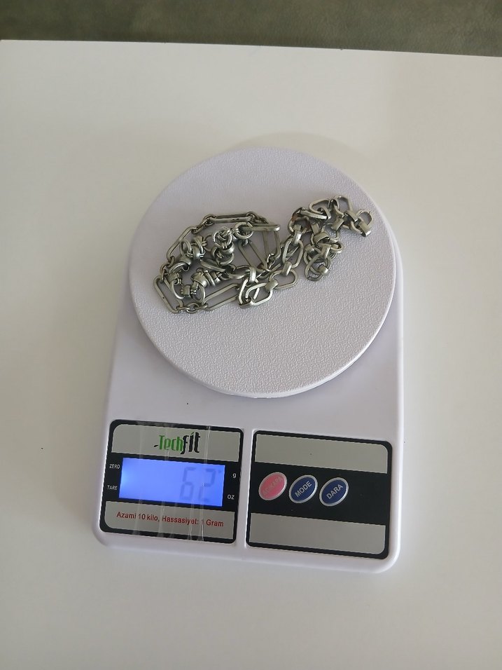 Kadın Gri Zincir Detaylı Vücut Zinciri - Görsel 2