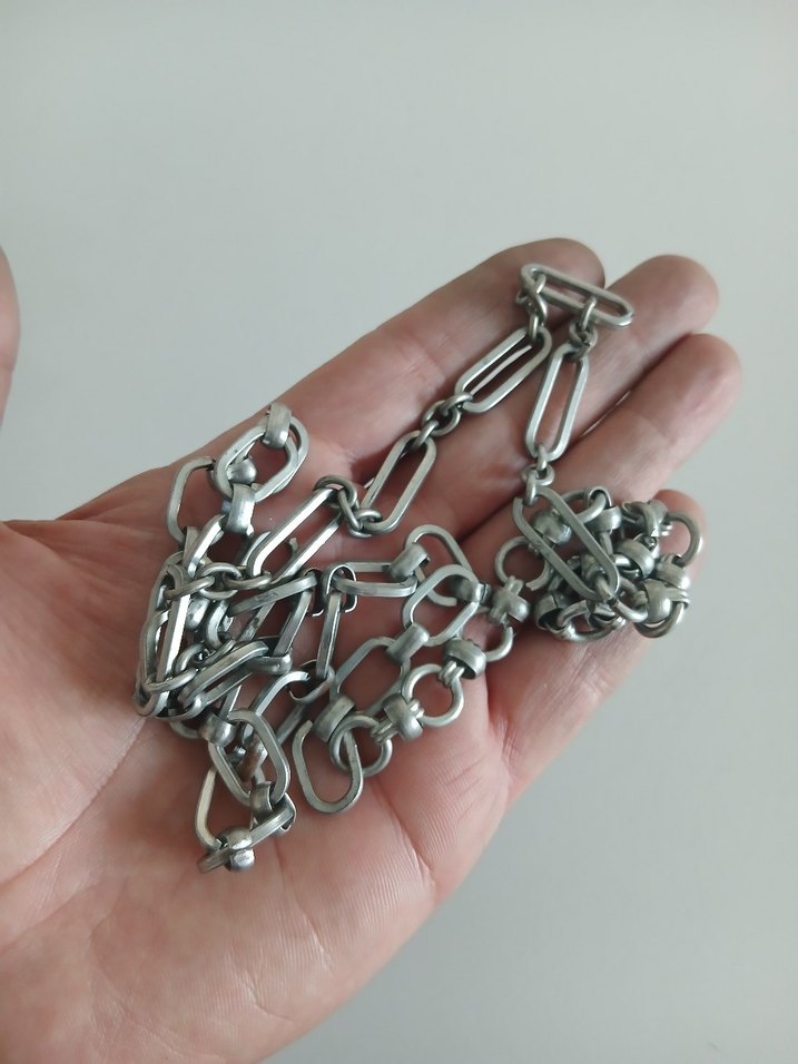 Kadın Gri Zincir Detaylı Vücut Zinciri - Görsel 5