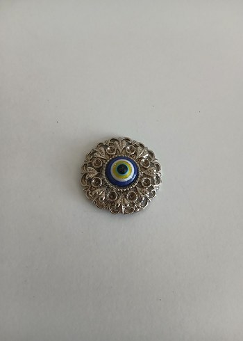 Boncuk İşlemeli Renkli Kadın Broş
