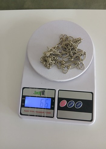 Gri Zincir Detaylı Kadın El Zinciri - Görsel 2