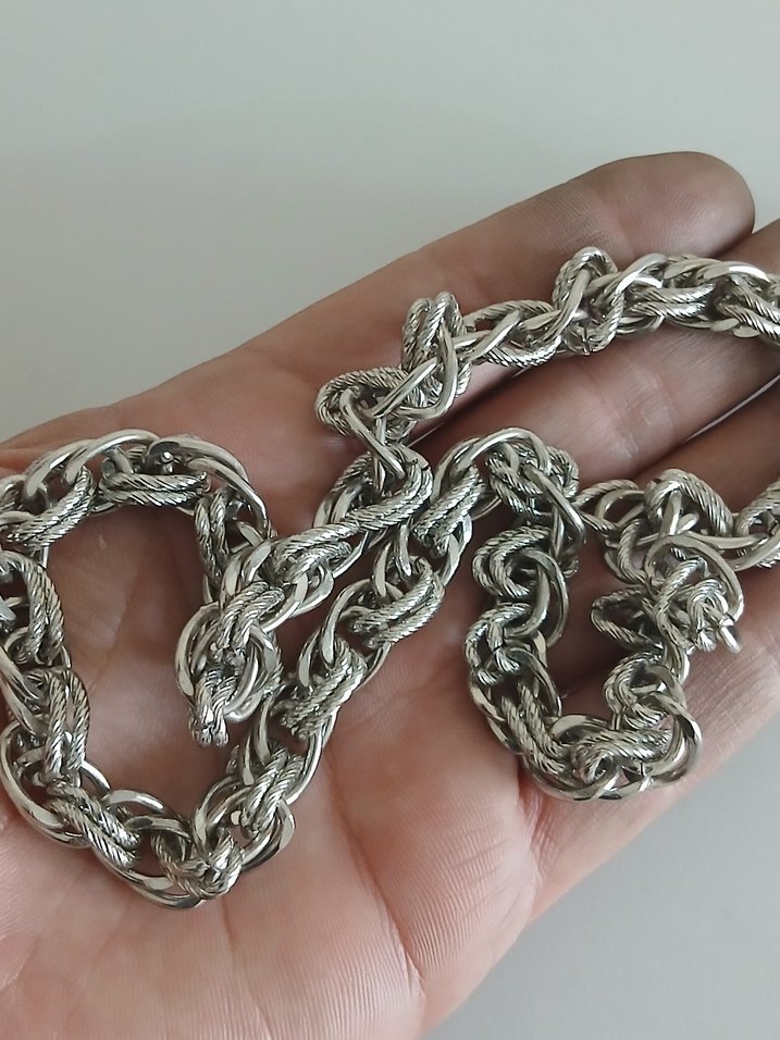 Detaylı Zincirli Minimalist Kadın El Zinciri - Görsel 4