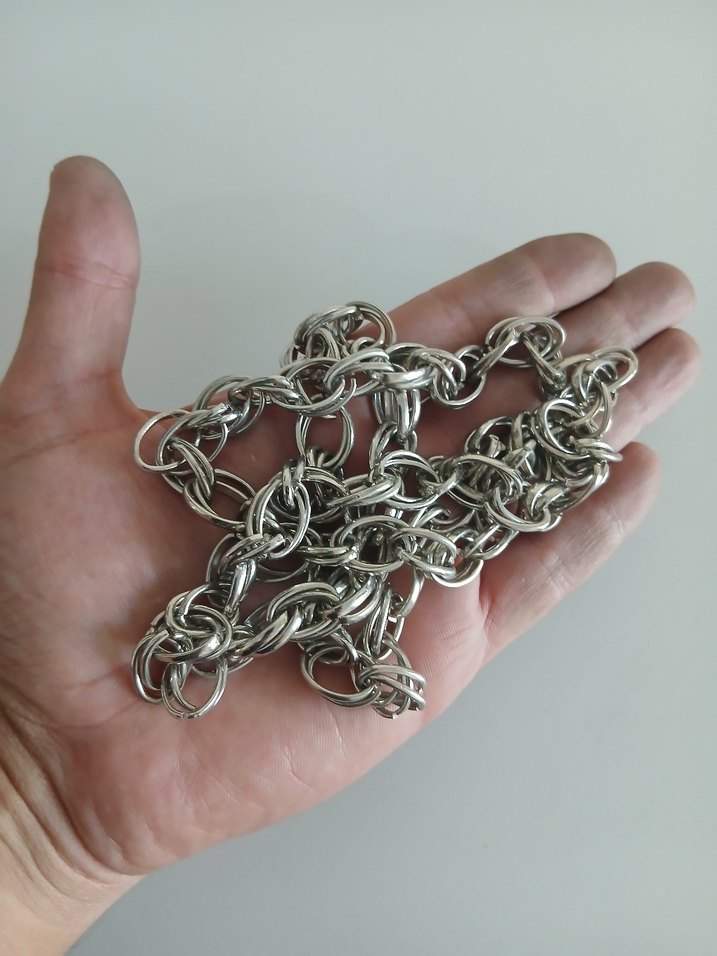 Kadın Zincir Detaylı Gri El Zinciri - Görsel 5