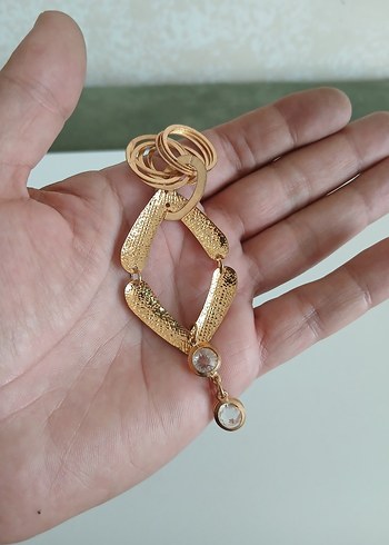 Altın Renk Zincir Detaylı Kadın El Zinciri - Görsel 2