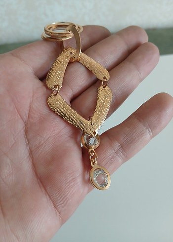 Altın Renk Zincir Detaylı Kadın El Zinciri - Görsel 3