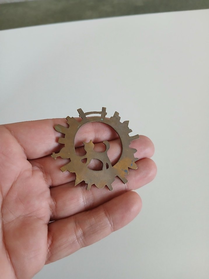 Parlak Kahverengi Kedi Aksesuarı - Görsel 4