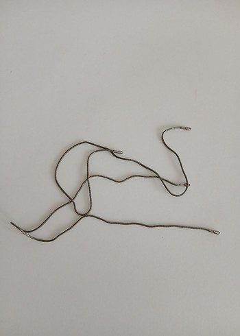 Gri Yılan Desenli Elastik Kadın El Zinciri - Görsel 2