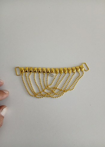 Zarif Zincir Detaylı Kadın Vücut Zinciri - Görsel 5