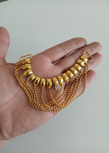 Zarif Zincir Detaylı Kadın Vücut Zinciri - Görsel 2