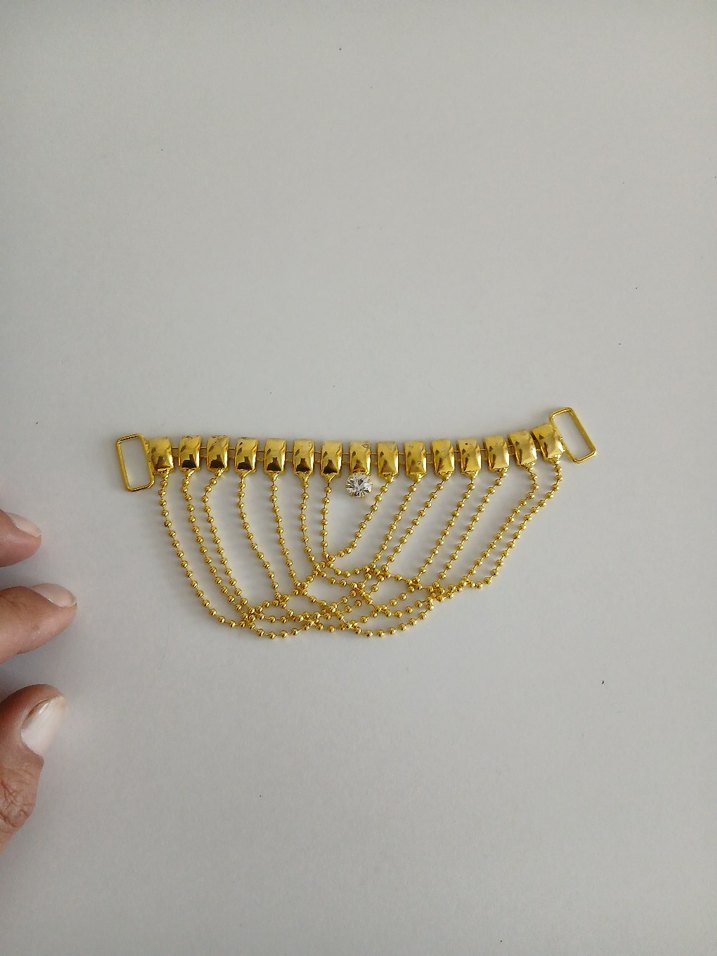 Zarif Zincir Detaylı Kadın Vücut Zinciri - Görsel 5