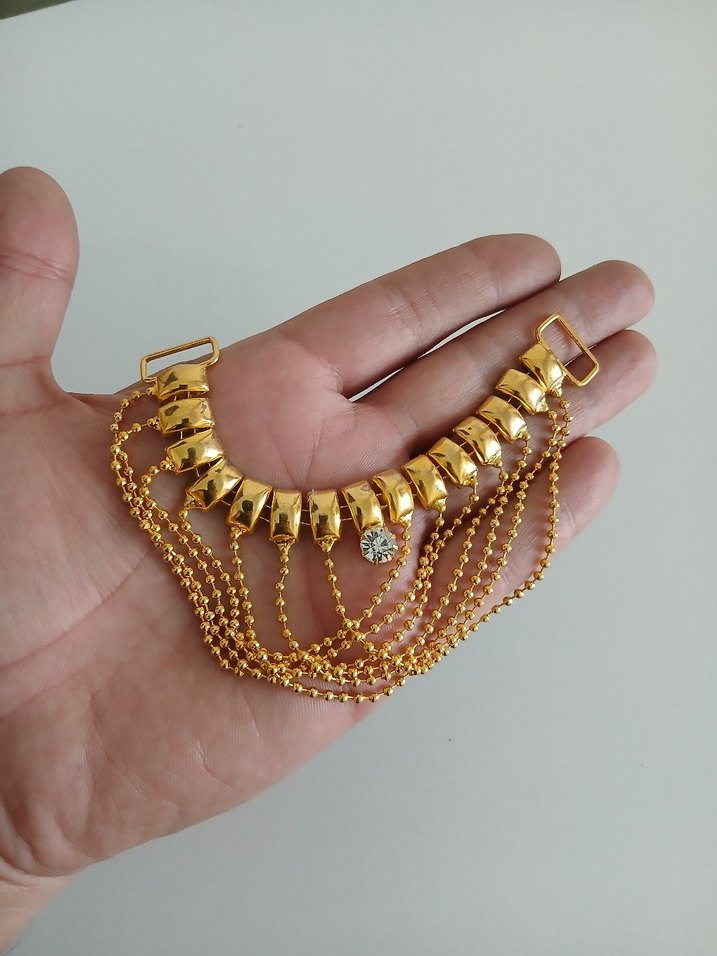 Zarif Zincir Detaylı Kadın Vücut Zinciri - Görsel 2