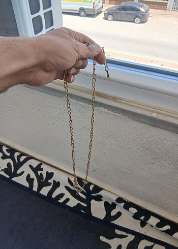 Zincir Detaylı Kadın El Zinciri Altın Rengi - Görsel 3