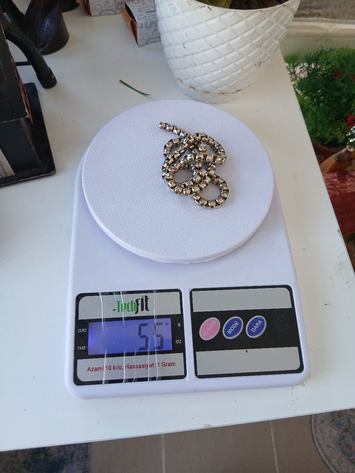 Kadınlar için Yılan Desenli Zincir Detaylı Bileklik - Görsel 2