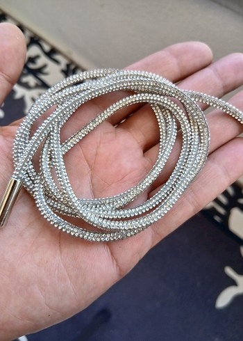 Gri Payetli Kadın El Zinciri - Görsel 2