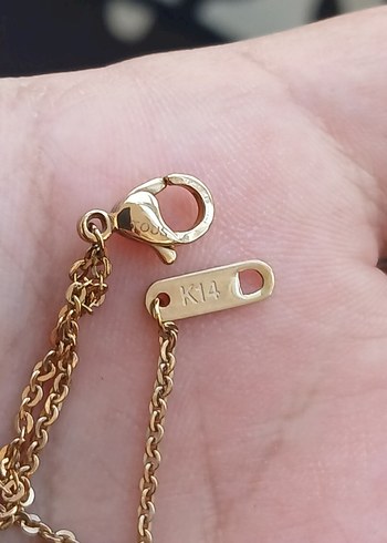 Tous 14 k Altin kaplama Kolye