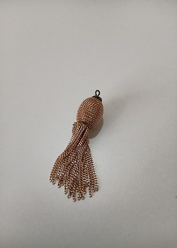 Altın Renk Püsküllü Bohem Kadın El Zinciri - Görsel 2