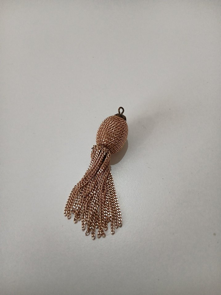 Altın Renk Püsküllü Bohem Kadın El Zinciri - Görsel 2