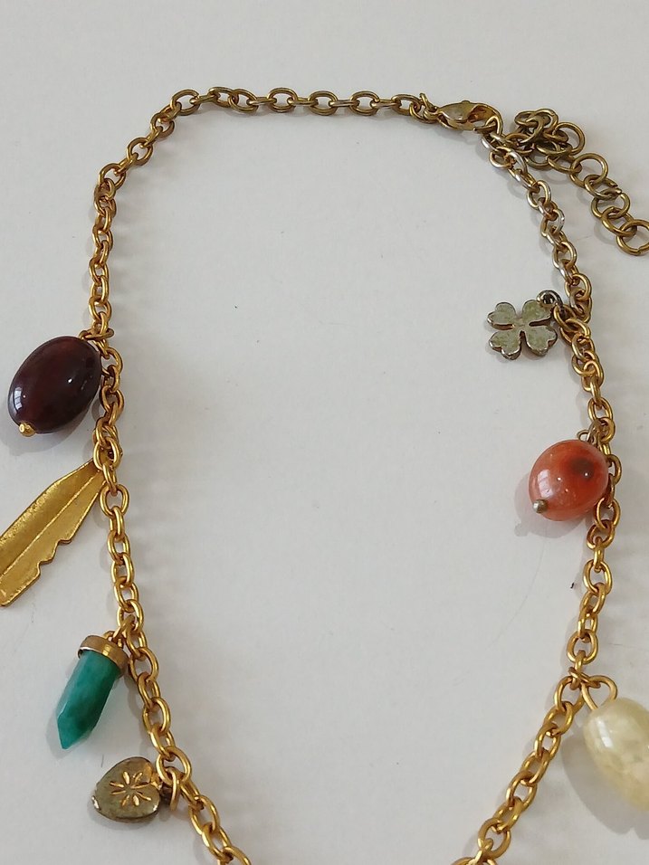 Altın Renkli Zincir Detaylı Kadın El Zinciri - Görsel 2