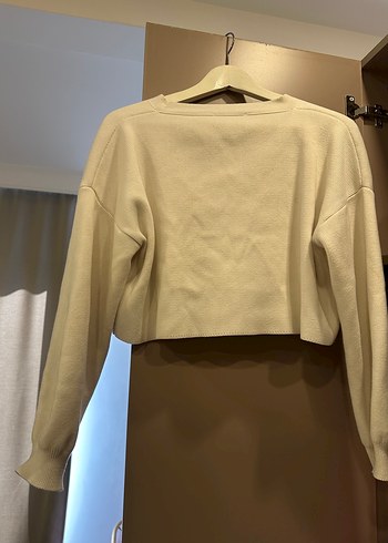 Beyaz Triko Kadın Hırka - Görsel 6