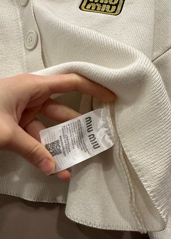 Beyaz Triko Kadın Hırka - Görsel 3