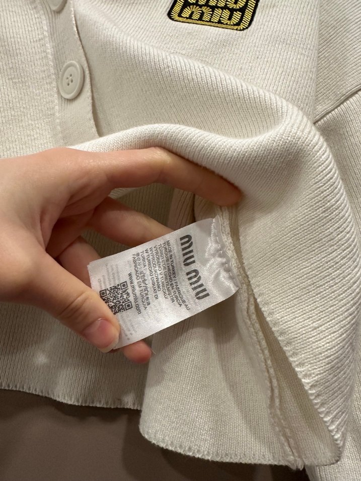 Beyaz Triko Kadın Hırka - Görsel 3