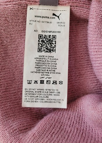 Puma Kadın Örme Pastel Mor Bere - Görsel 4