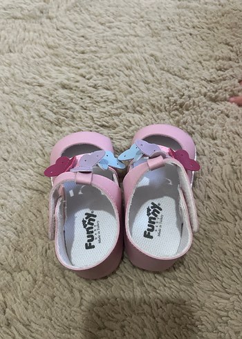 Pembe Kız Bebek İlk Adım Ayakkabısı - Görsel 2