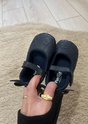 Kız Çocuk Lacivert Fırfırlı Babet - Görsel 6