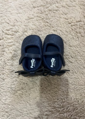 Kız Çocuk Lacivert Fırfırlı Babet - Görsel 4