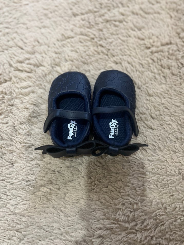 Kız Çocuk Lacivert Fırfırlı Babet - Görsel 4