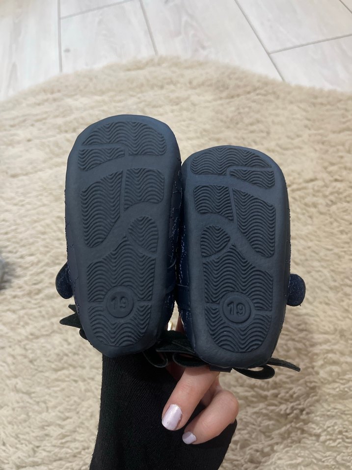 Kız Çocuk Lacivert Fırfırlı Babet - Görsel 5