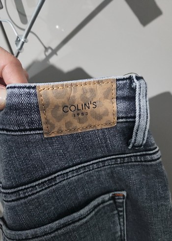 Gri Kadın Denim Midi Boy Kot Pantolon - Görsel 3