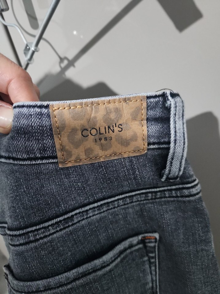 Gri Kadın Denim Midi Boy Kot Pantolon - Görsel 3