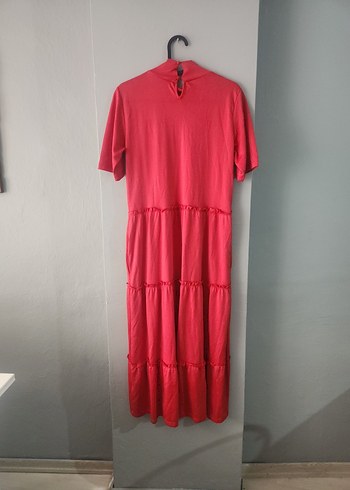 Kırmızı simli Kadın Elbise - Görsel 2