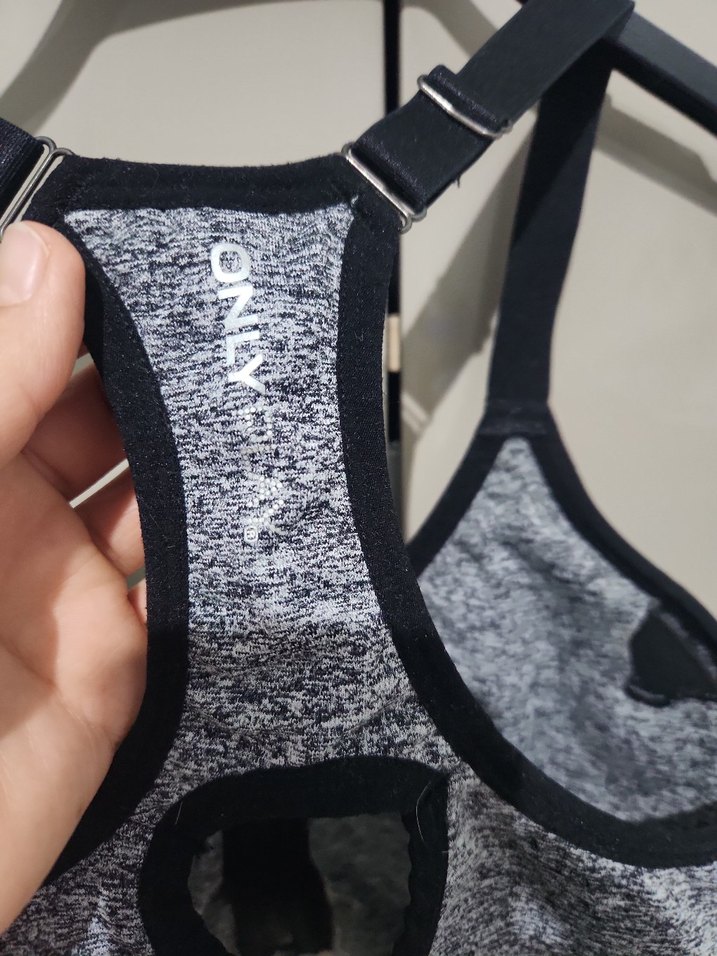 Gri Sporcu Sütyeni, büstiyer - Görsel 3