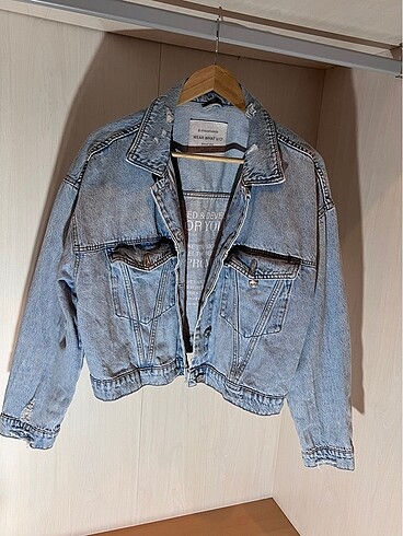 Stradivarius crop kot ceket