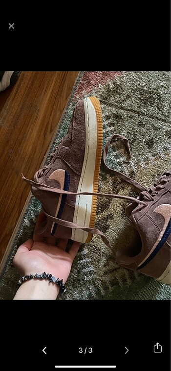 36,5 Beden kahverengi Renk Nike air force