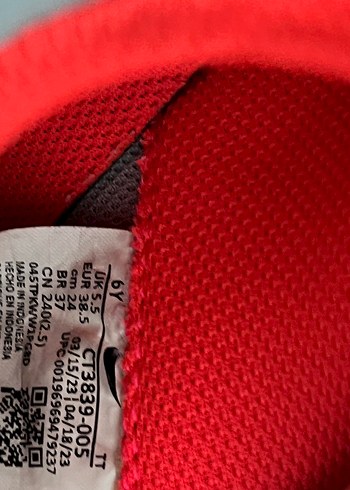 Nike Air Gri Kadın Spor Ayakkabı Velcro - Görsel 8