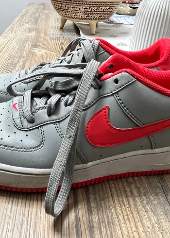 Nike Air Gri Kadın Spor Ayakkabı Velcro - Görsel 2