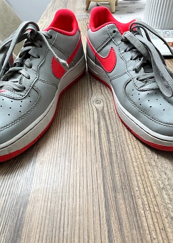 Nike Air Gri Kadın Spor Ayakkabı Velcro - Görsel 9