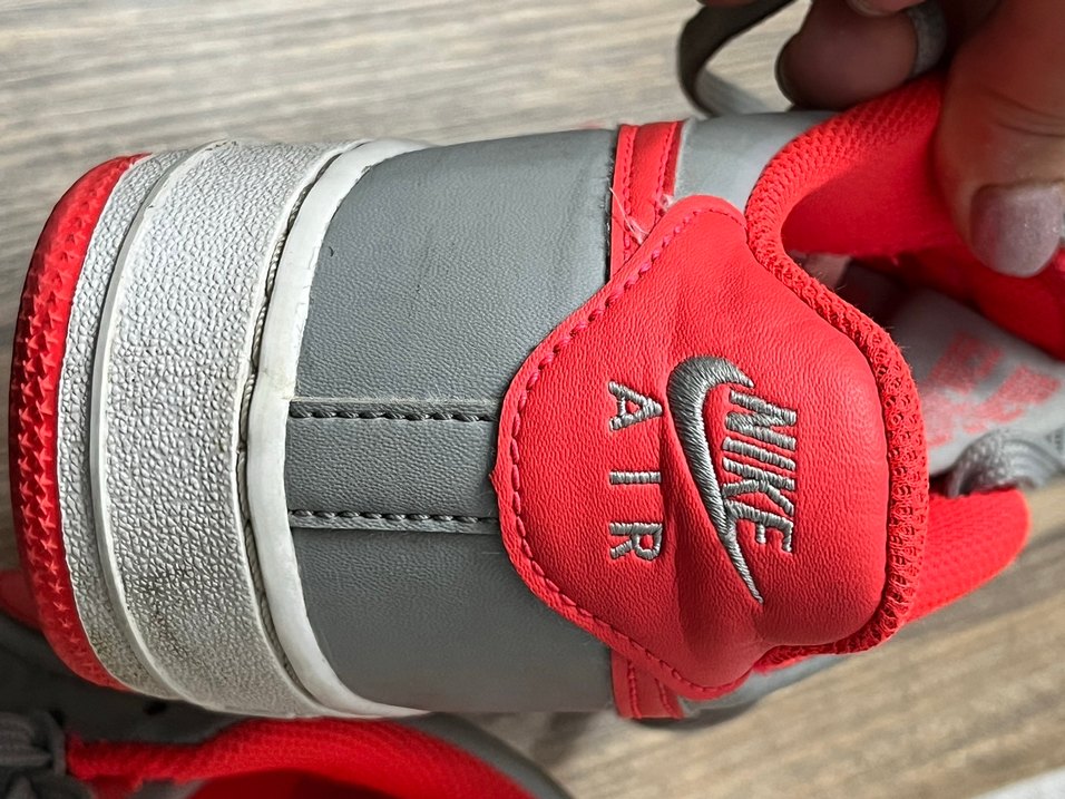 Nike Air Gri Kadın Spor Ayakkabı Velcro - Görsel 5