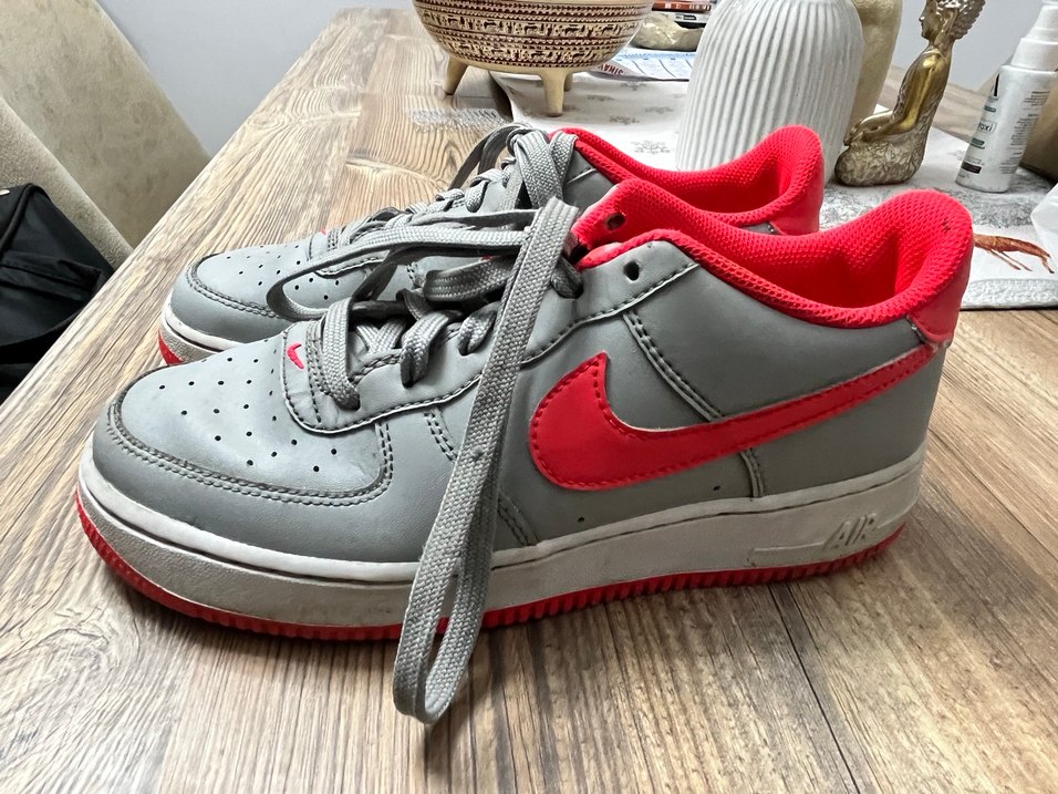 Nike Air Gri Kadın Spor Ayakkabı Velcro - Görsel 2