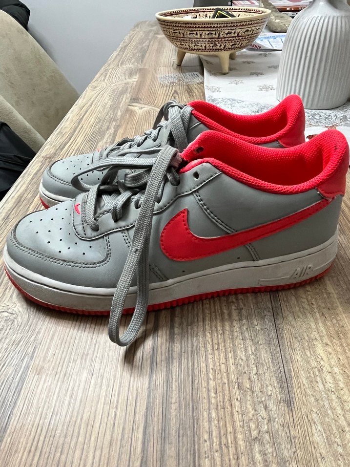 Nike Air Gri Kadın Spor Ayakkabı Velcro - Görsel 3